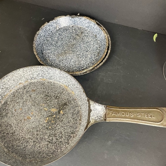 Gray Non-Stick Frying Pan Set - Picture 2 of 8